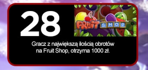 1000 PLN na Fruit Shop w Royal Panda